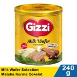 gizzi milk wafer selection matcha kurma cokelat 240g