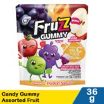 fruzz candy gummy assorted fruit 36g